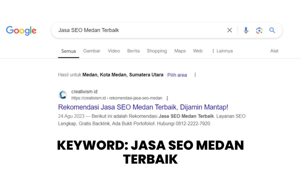 Keyword Jasa SEO Medan Terbaik