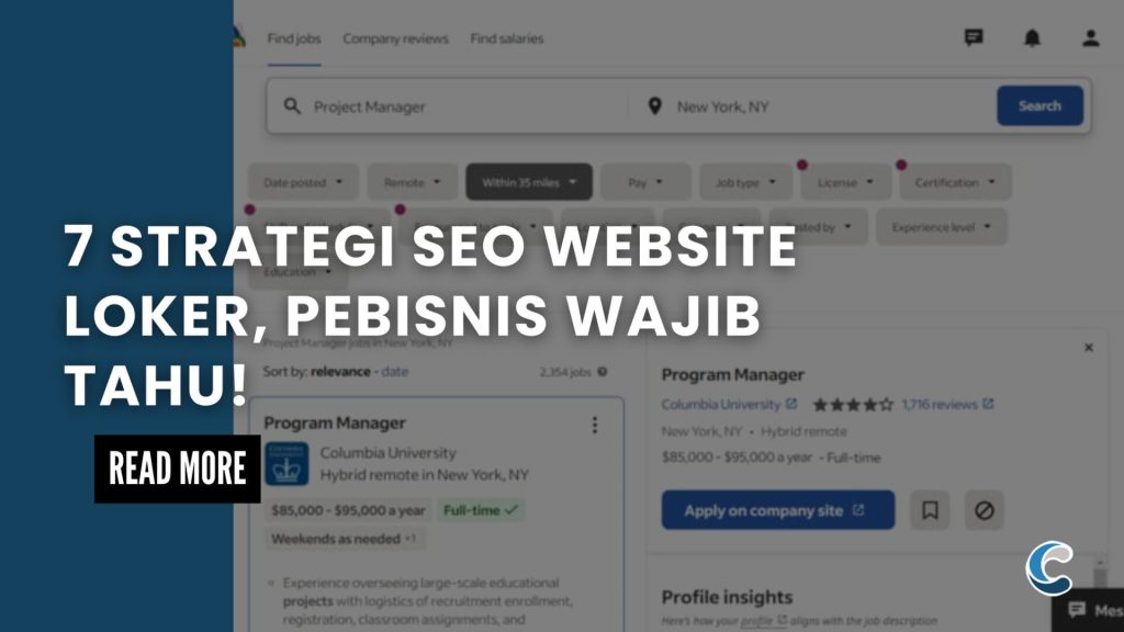 7 Strategi SEO Website Loker, Pebisnis Wajib Tahu!