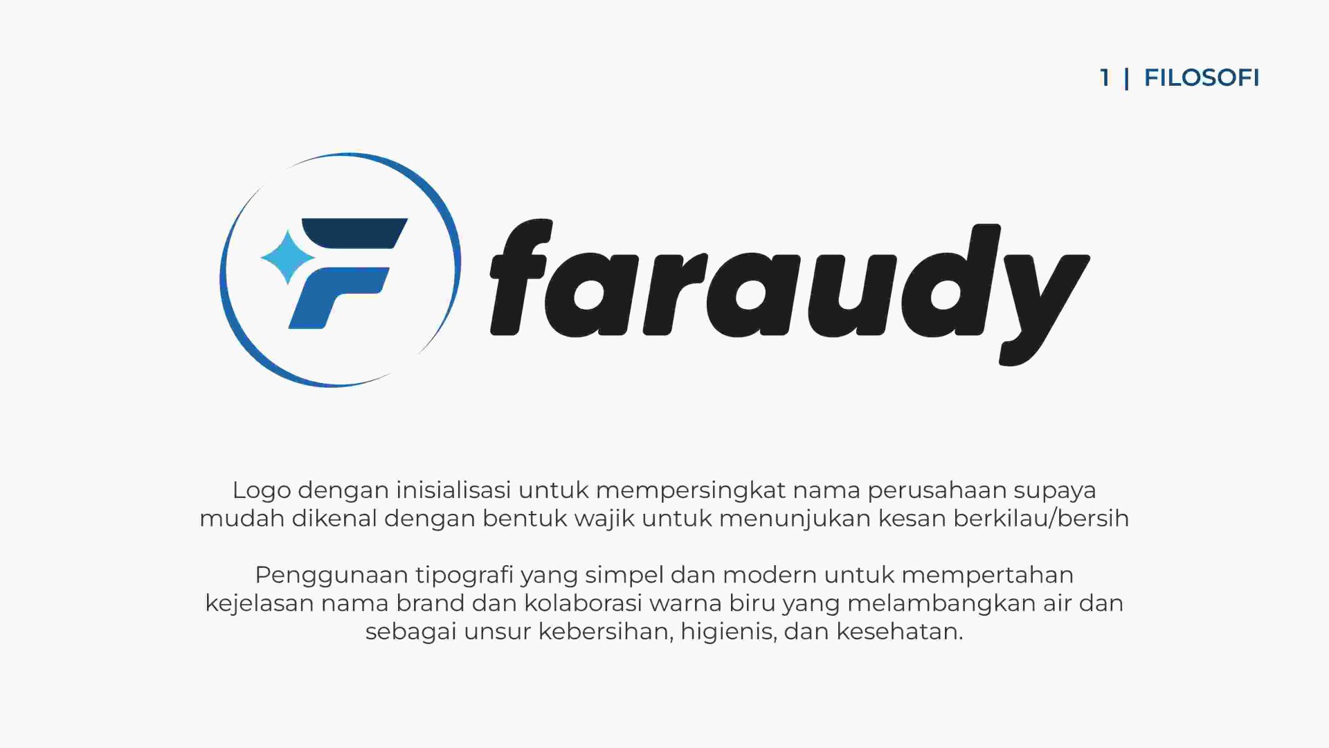 Alternatif desain logo Faraudy - letterform modern oleh Creativism