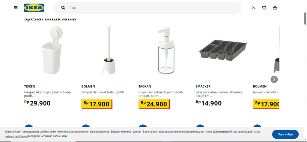 Web Toko Online Ikea