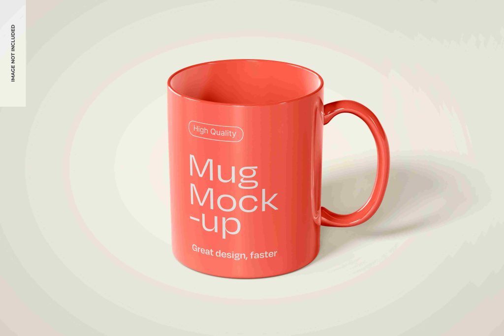 Contoh Mockup produk mug
