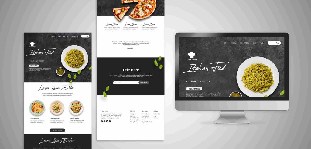 Mockup website
