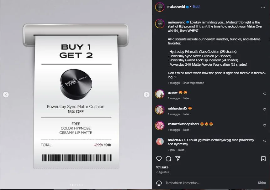 Konten Carousel Promosi