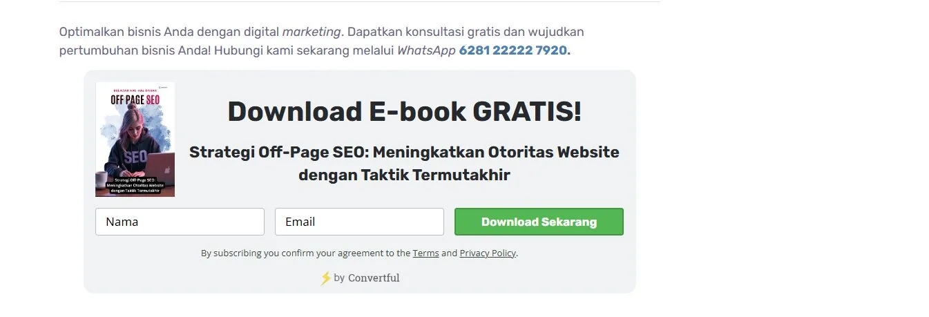 Blog Post Contoh CTA