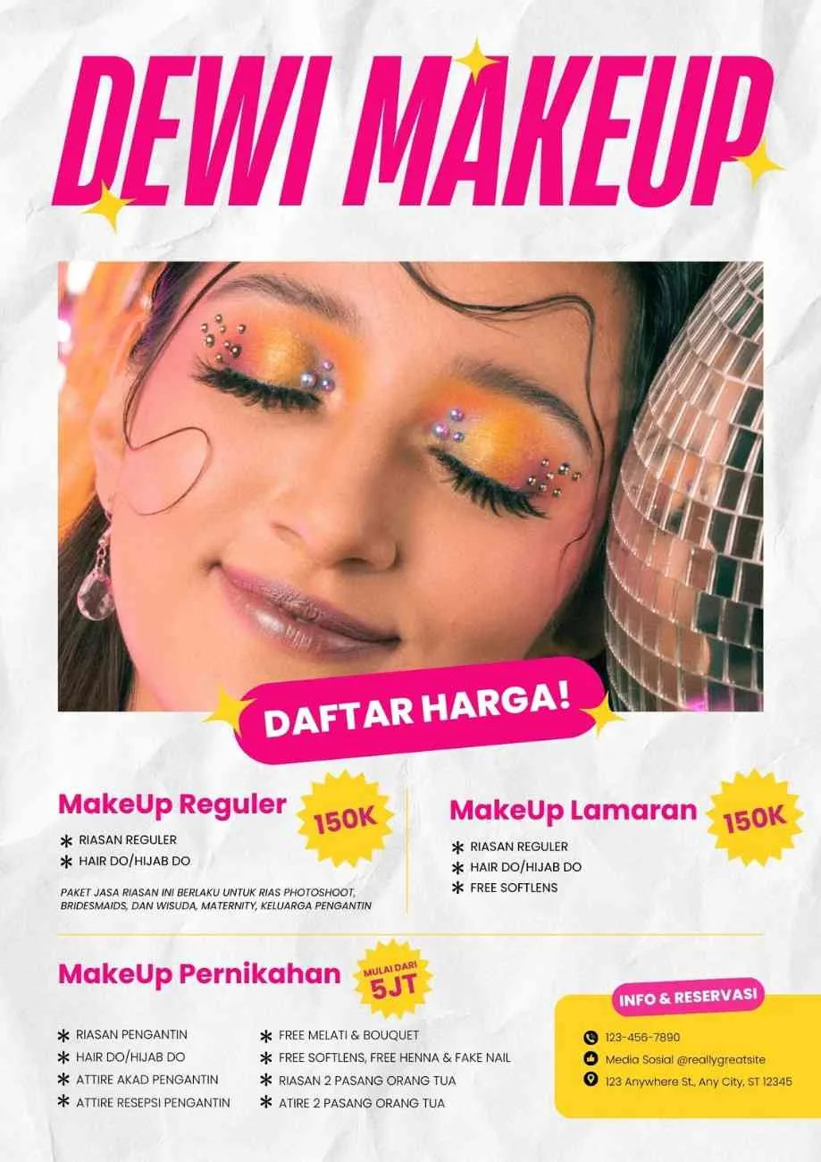Contoh Iklan Jasa Makeup