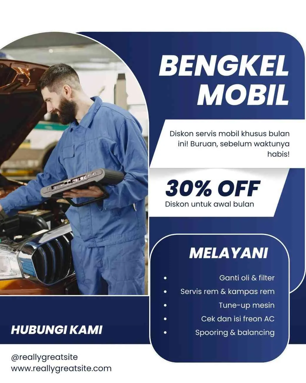 Iklan Jasa Bengkel Mobil