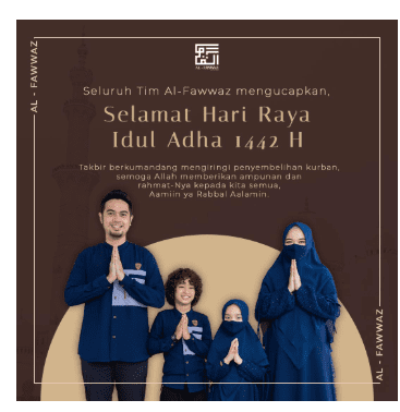 Konten ucapan Selamat Idul Adha 1442 H dari Al Fawwaz