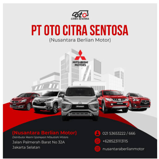 Company Profile Nusantara Berlian Motor - desain feed yang menampilkan profil perusahaan sebagai distributor resmi PT Oto