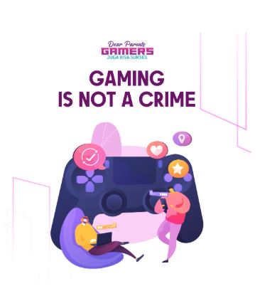 Konten Gaming is Not a Crime dari GJBS, mengedukasi orang tua tentang manfaat gaming untuk anak