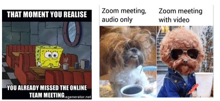 Konten edukasi perbedaan Online Meeting vs Webinar untuk mengedukasi audiens