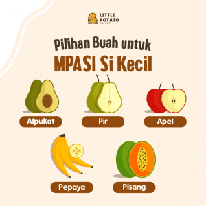 Gambar 3: Konten "Pilihan Buah untuk MPASI