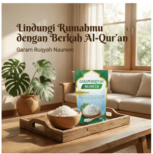 Visual iklan dengan angle 'Lindungi Rumahmu dengan Berkah Al-Qur'an' - fokus pada manfaat perlindungan