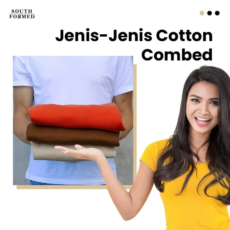 Konten carousel jenis cotton combed yang diproduksi Creativism untuk Southformed