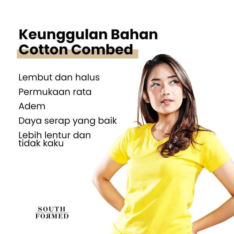 Konten edukasi keunggulan bahan cotton combed Southformed oleh Creativism