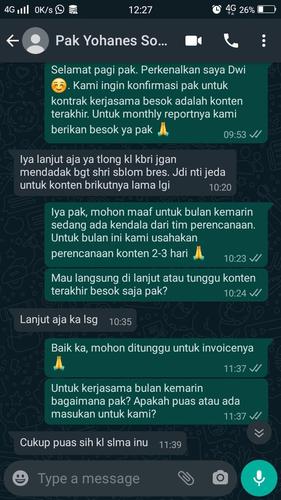 Testimoni Pak Yohanes pemilik Southformed tentang jasa kelola Instagram Creativism
