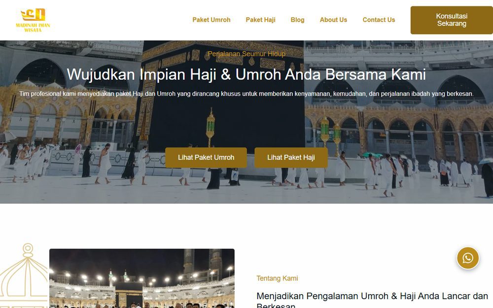 Website MIW Travel Solo - Creativism