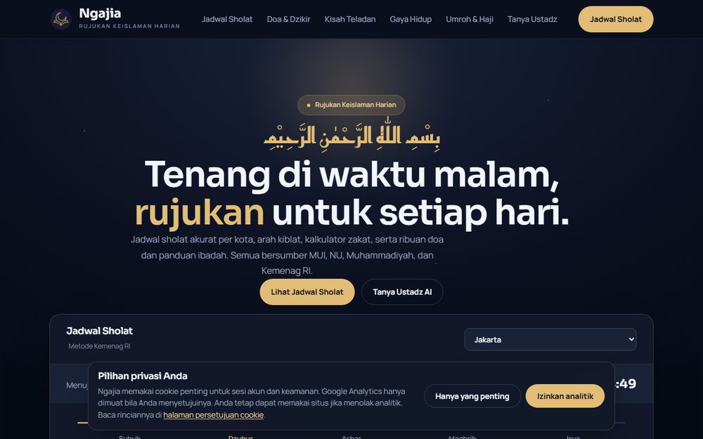 Website Ngajia - Creativism