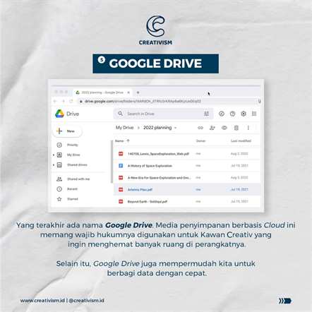 Google Drive, Aplikasi yang Bantu Anda Simpan Data-Data Penting