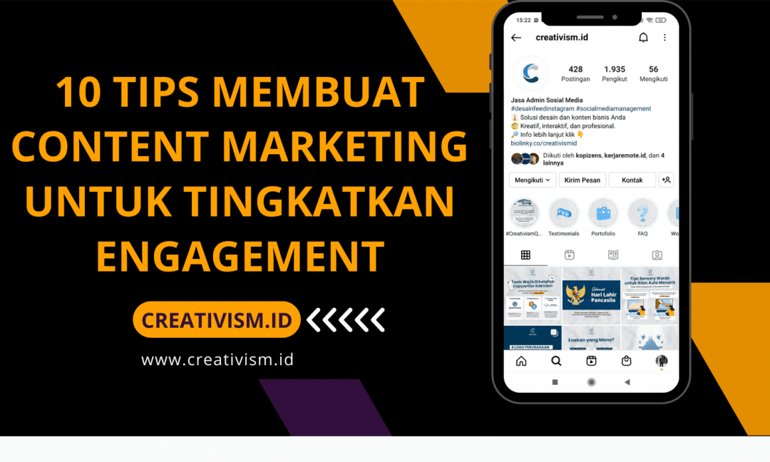 10 Tips Membuat Content Marketing untuk Tingkatkan Engagement