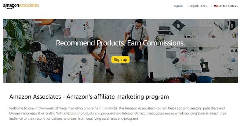 Contoh Affiliate Marketing Amazon