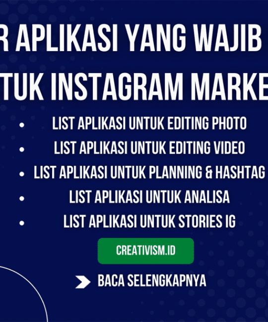 Daftar Aplikasi yang Wajib Diinstal untuk Instagram Marketing