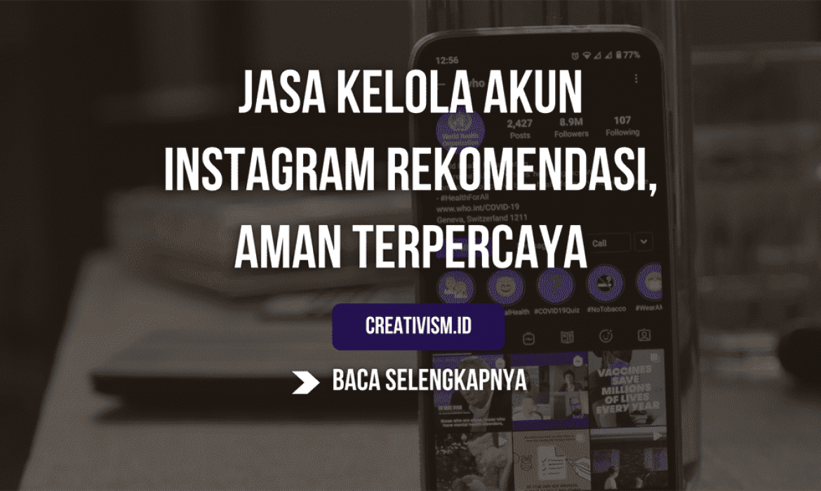Jasa Kelola Akun Instagram Rekomendasi, Aman Terpercaya