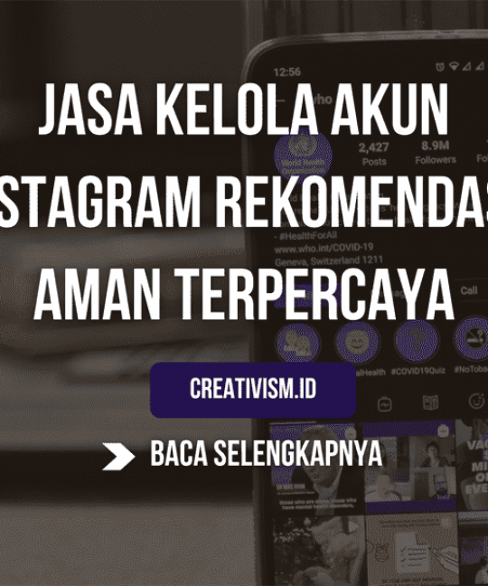 Jasa Kelola Akun Instagram Rekomendasi, Aman Terpercaya