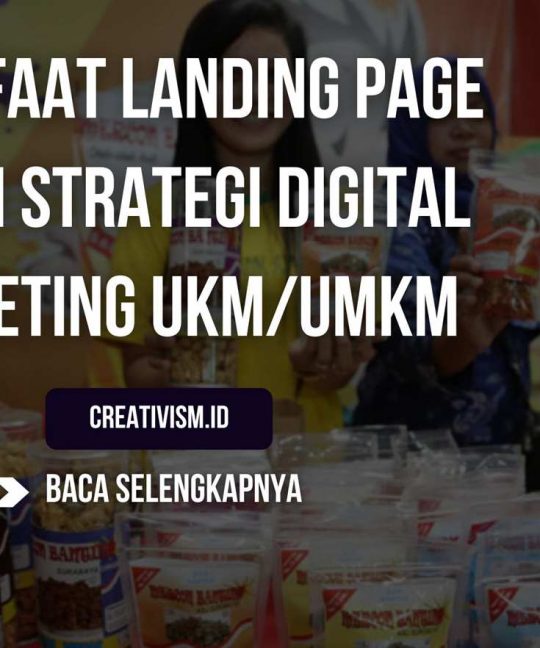 Manfaat Landing Page dalam Strategi Digital Marketing UKM/UMKM