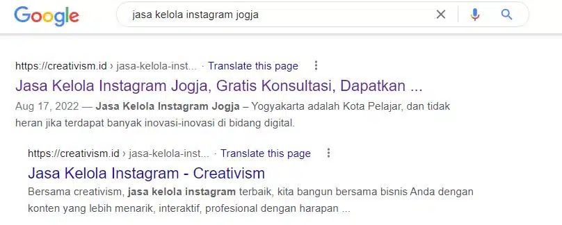 Contoh Long Tail Keyword dengan Sifat Local