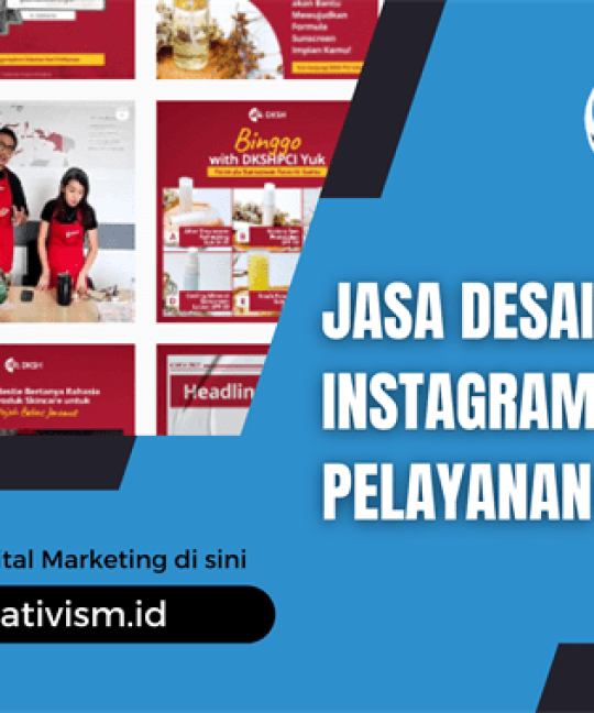 Jasa Desain Feed Instagram dengan Pelayanan Lengkap
