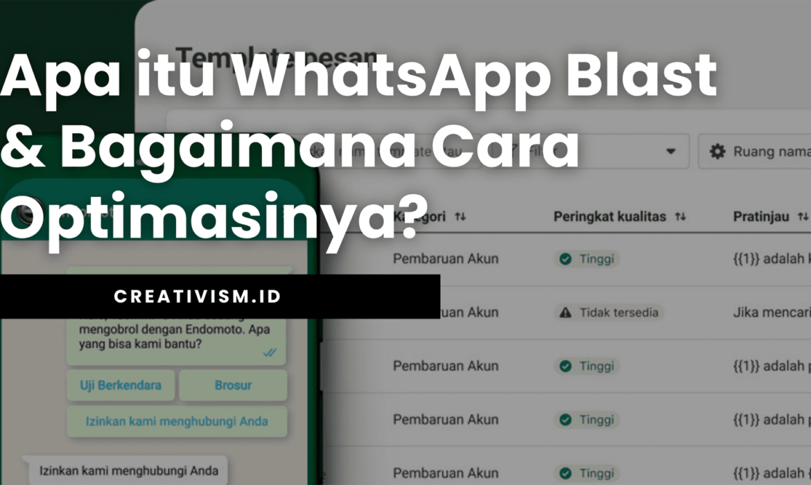 Apa itu WhatsApp Blast & Bagaimana Cara Optimasinya