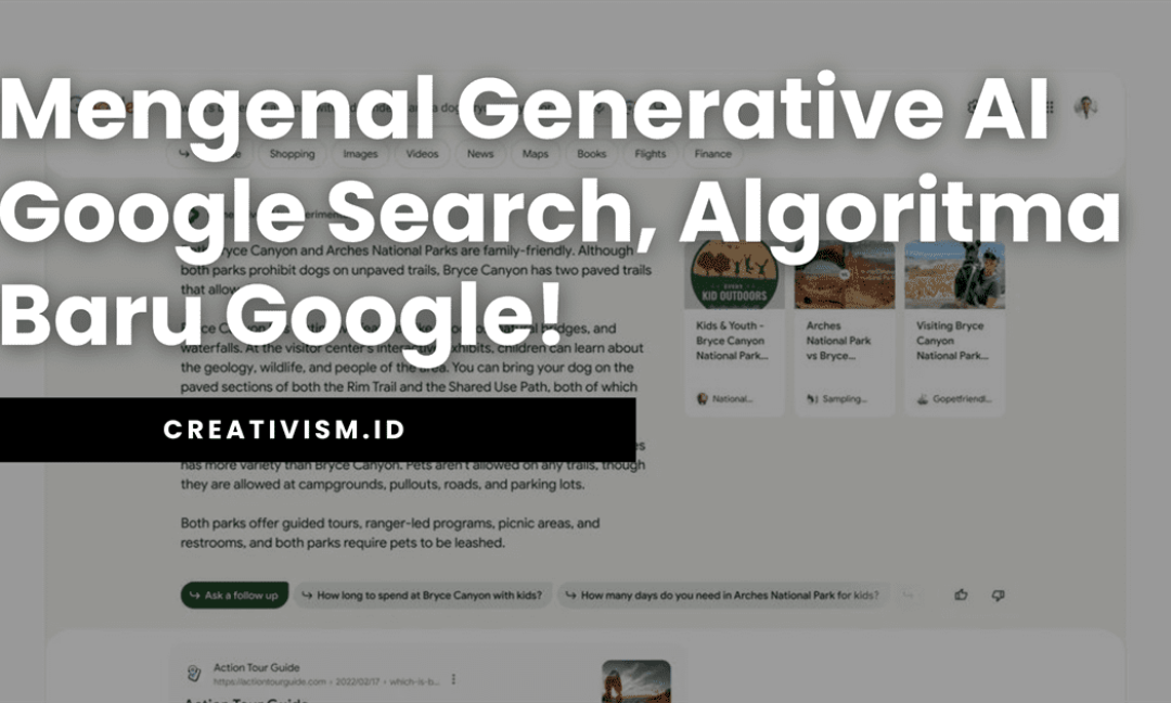 Mengenal Generative AI Google Search, Algoritma Baru Google!
