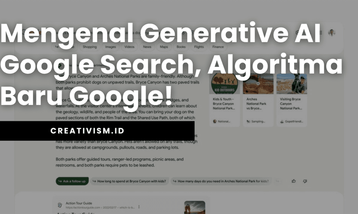 Mengenal Generative AI Google Search, Algoritma Baru Google!