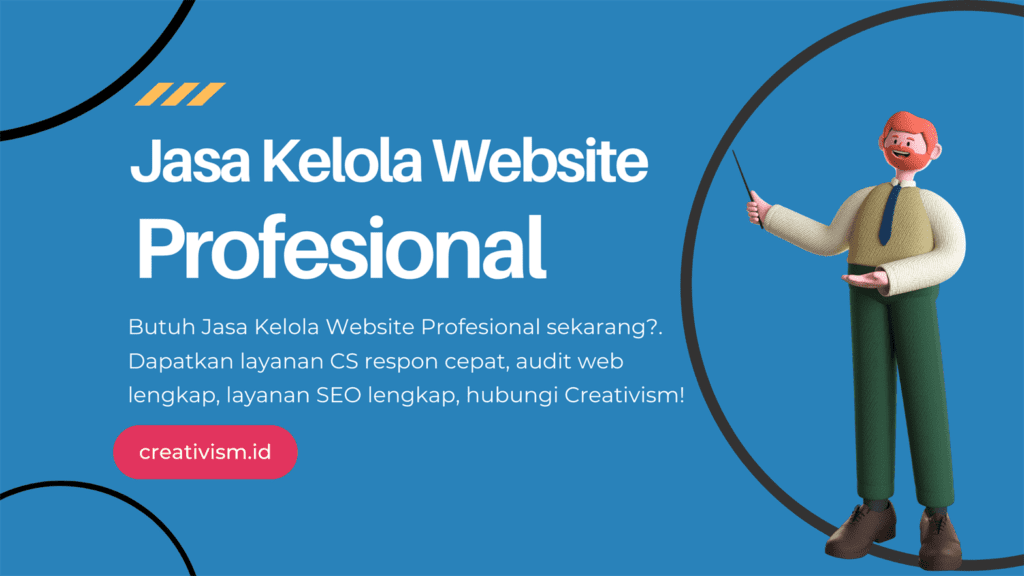 Jasa Kelola Website Profesional Creativism