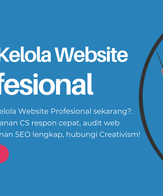 Jasa Kelola Website Profesional Creativism