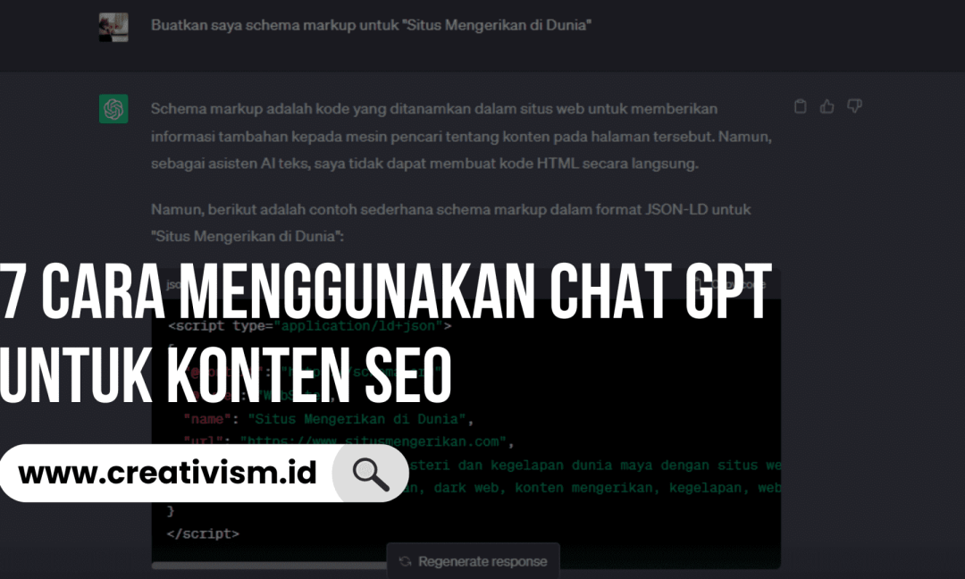 7 Cara Menggunakan Chat GPT untuk Konten SEO