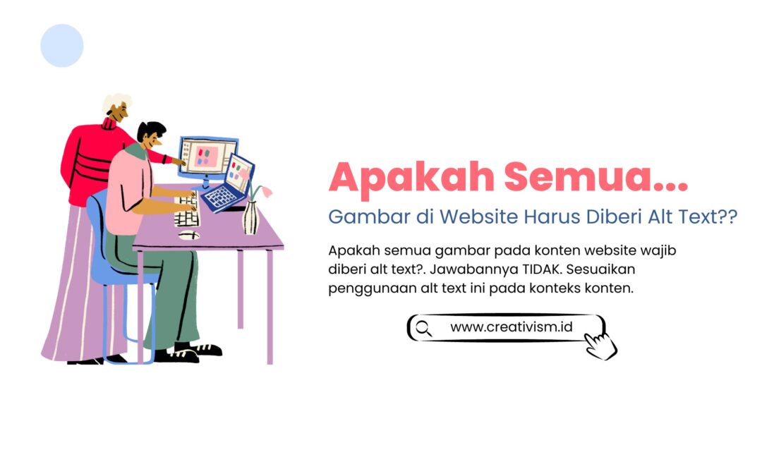 Apakah Semua Gambar di Website Harus Diberi Alt Text