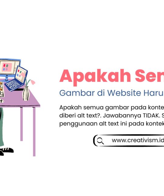 Apakah Semua Gambar di Website Harus Diberi Alt Text