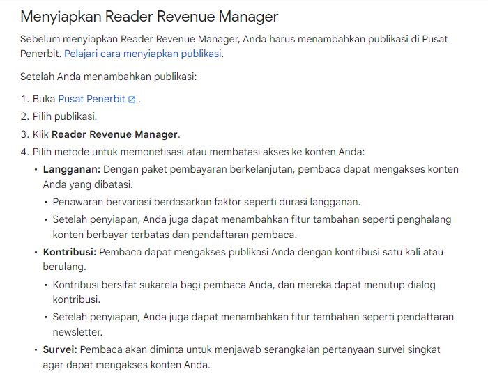Cara Daftar Google Reader Revenue