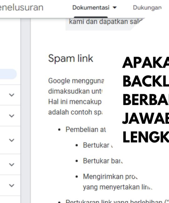 Apakah Membeli Backlink itu Berbahaya Ini Jawaban Lengkapnya!