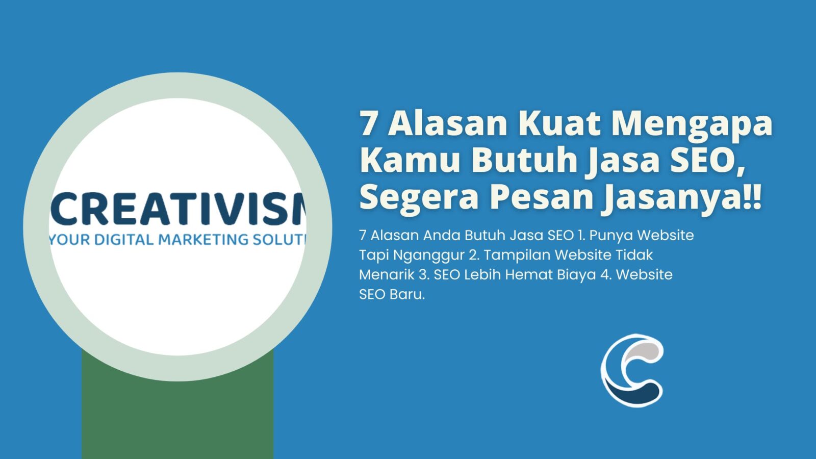 7 Alasan Kuat Mengapa Kamu Butuh Jasa SEO,