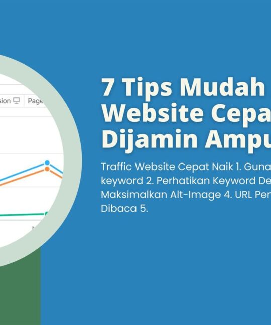7 Tips Mudah Agar Traffic Website Cepat Naik, Dijamin Ampuh Tipsnya!!