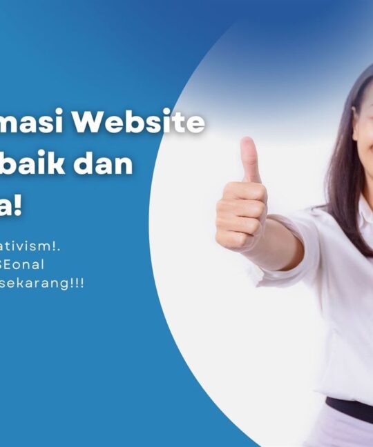 Jasa Optimasi Website Jogja, Terbaik dan Tepercaya!