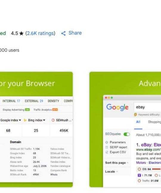 Apa itu SEOquake, Fitur dan Juga Manfaatnya