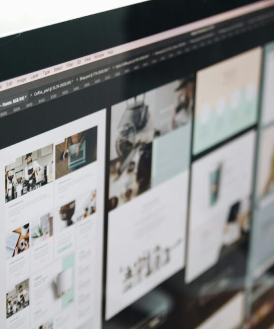 Contoh Mockup Website