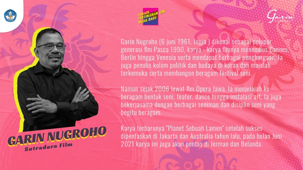 Jasa Kelola Instagram Event Seni: Garin Workshop - Creativism