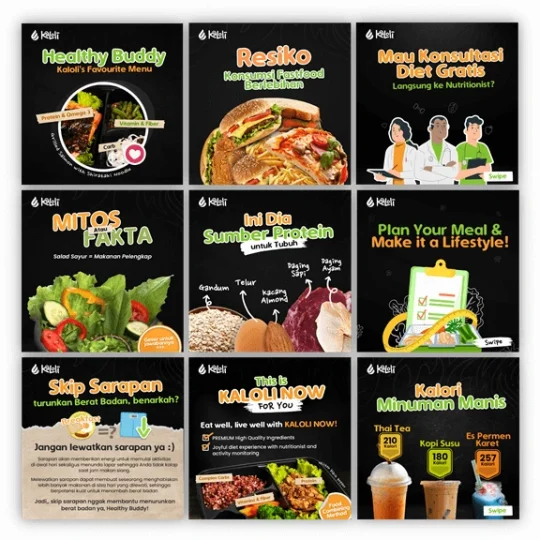 Jasa Kelola Instagram Healthy Food Catering