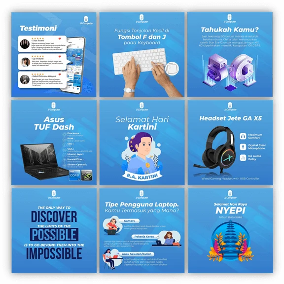 Jasa Social Media Toko Komputer JJ Computer Bali: Studi Kasus Creativism