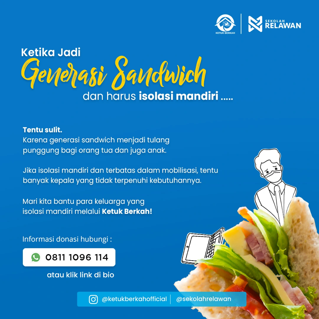 Konten engagement Generasi Sandwich dan Saturday Quotes Ketuk Berkah