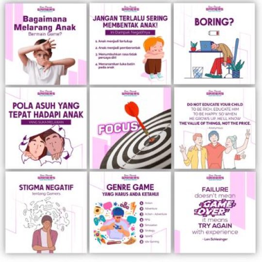 Screenshot portfolio gamersjugabisasukses di website Creativism